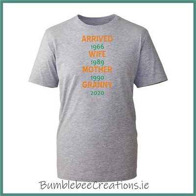 Milestones Organic Cotton Grey Tshirt